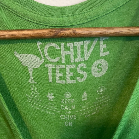 Chive On Santa Keep Calm and Chive On T-shirt - Picture 2 of 6